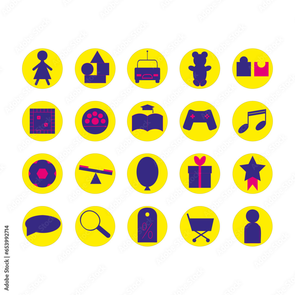 Clipart Toy Category Icons.
A collection of toy icons featuring a wide selection of playful images for sale. Ideal for websites, design and creative projects Clipart Toy Category Icons.
A collection of toy icons featuring a wide selection of playful images for sale. Ideal for websites, design and creative projects