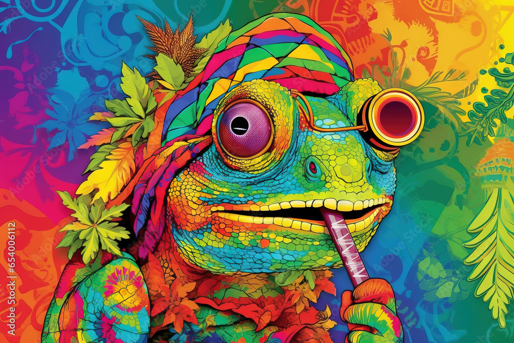 rasta chameleon smoking weed rasta chameleon smoking weed