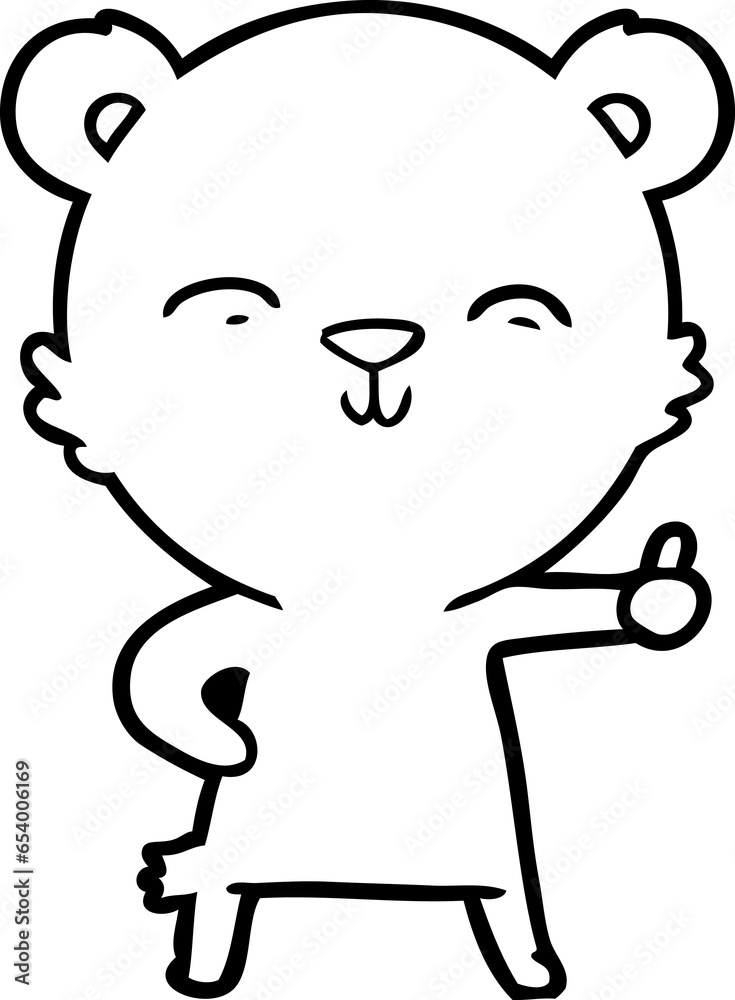happy cartoon bear happy cartoon bear