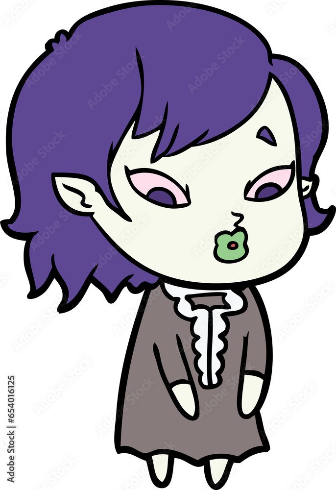 cute cartoon vampire girl cute cartoon vampire girl