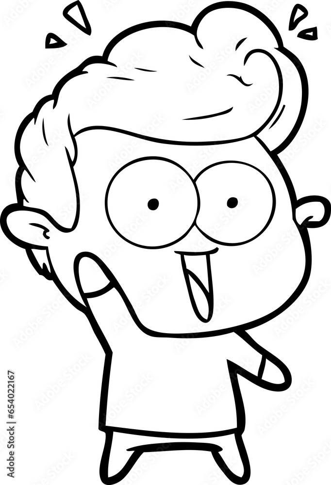 cartoon staring man cartoon staring man