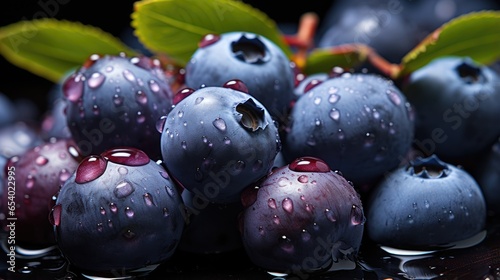 Wallpaper Mural Bilberry , Macro shot , Color Gradient, Background HD Torontodigital.ca