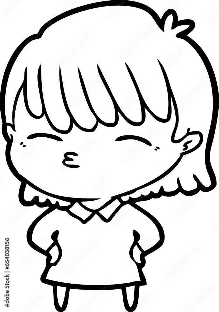 cartoon woman cartoon woman