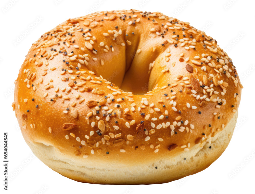 Fresh bagel isolated. Fresh bagel isolated.