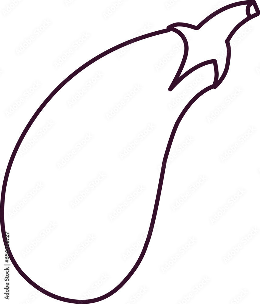 Obraz premium vegetable doodle lineart