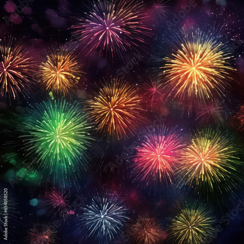 Painted Fireworks  © Sekai