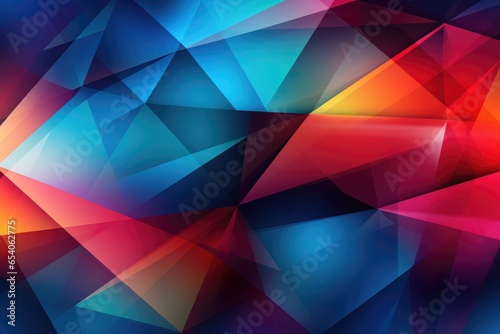 geometric abstract background with intertwining lines and vibrant colors