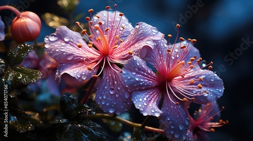 Passion Flower Macro shot , Color Gradient, Background HD