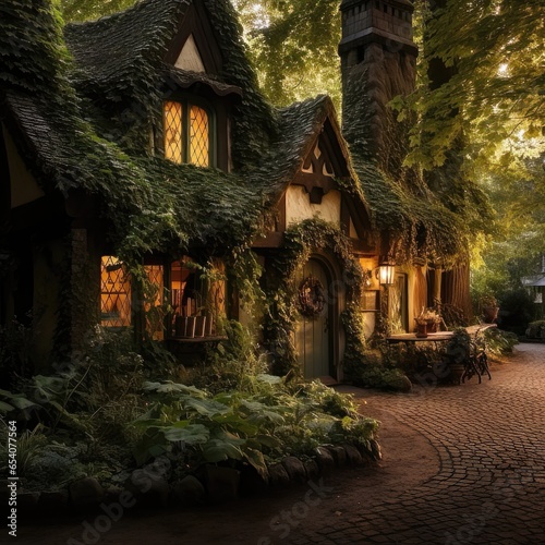 Enchanted Haven: A Fairy Tale Cottage in the Heart of the Forest. Generative AI 11 © NormanBalberan