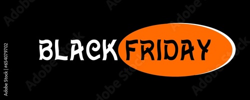The text has been designed for The Black Friday event.