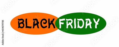 The text has been designed for The Black Friday event.