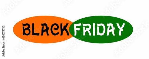 The text has been designed for The Black Friday event.