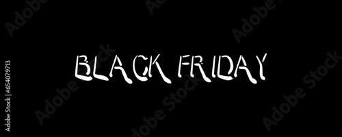 The text has been designed for The Black Friday event.