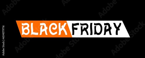 The text has been designed for The Black Friday event.