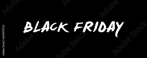 The text has been designed for The Black Friday event.