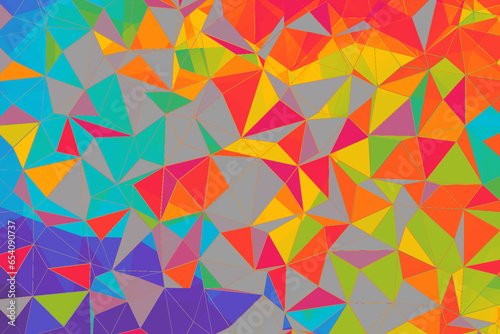 Polygonal abstract background. Template geometric business design with triangle for poster, banner, card, flyer