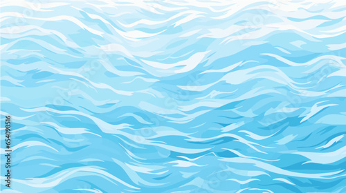 Quiet clear blue water surface seamless pattern illustration