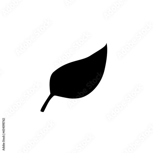 leaf silhouette icon