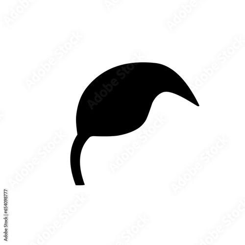 leaf silhouette icon