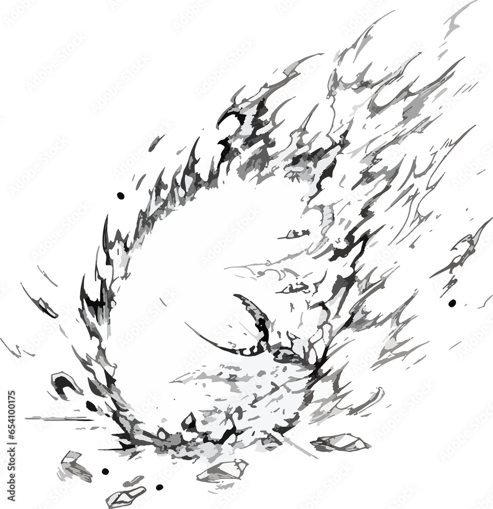 power blast silhouette sphere comic action effect drawing lines generated with AI power blast silhouette sphere comic action effect drawing lines generated with AI