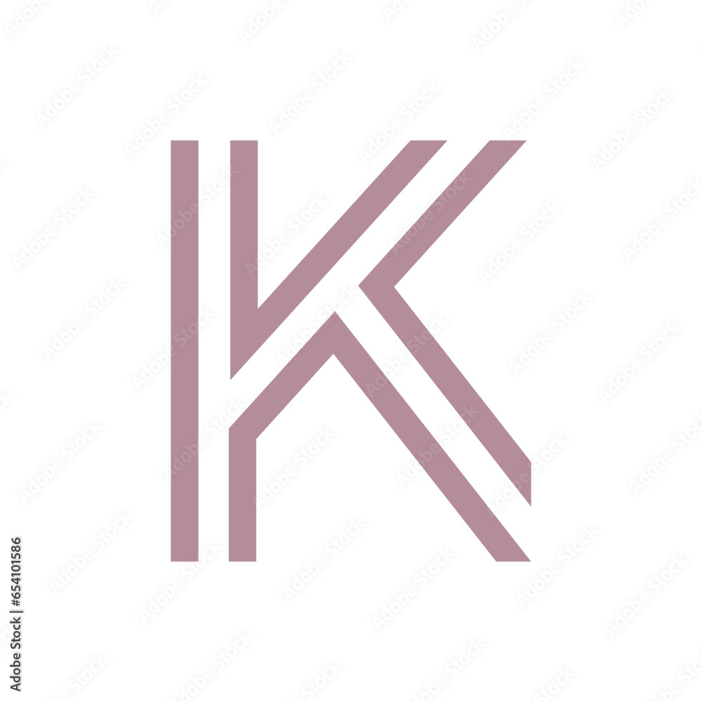 Monogram initial K letter mark logo design. Monogram design vector K logo. Monogram initial letter mark K logo. Design simple K monogram Monogram initial K letter mark logo design. Monogram design vector K logo. Monogram initial letter mark K logo. Design simple K monogram