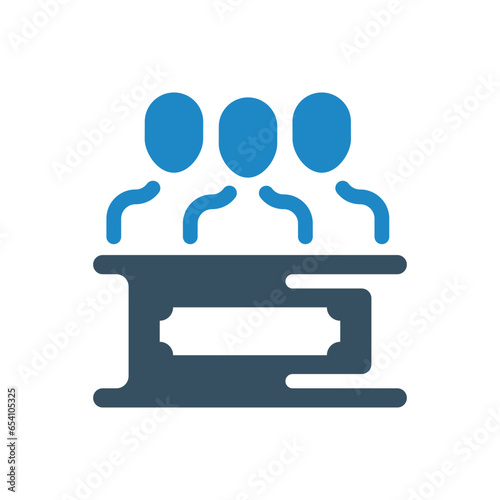 jury icon vector illustration
