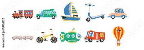 Mini Series Playful Cute Transportation