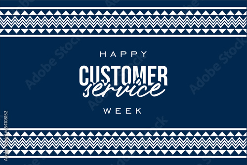 customer service week, holiday concept