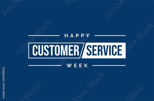 customer service week, holiday concept