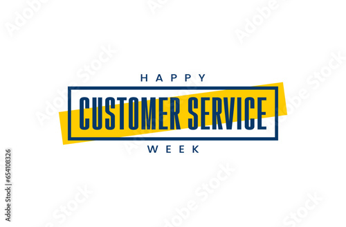 customer service week, holiday concept