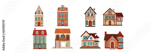 Mini Set of Europe Style House 
