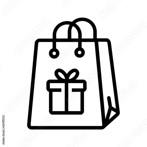 Black line icon for Freebies