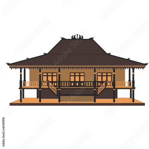 Rumah Joglo from Java | Indonesian Traditional Houses photo