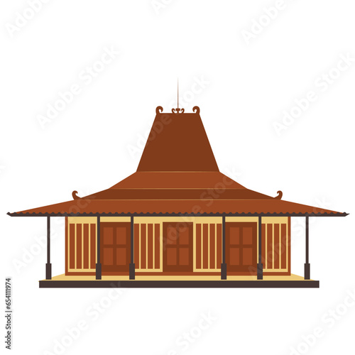Big Brown Joglo House | Indonesian Traditional Houses