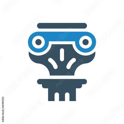 courthouse icon vector illustration