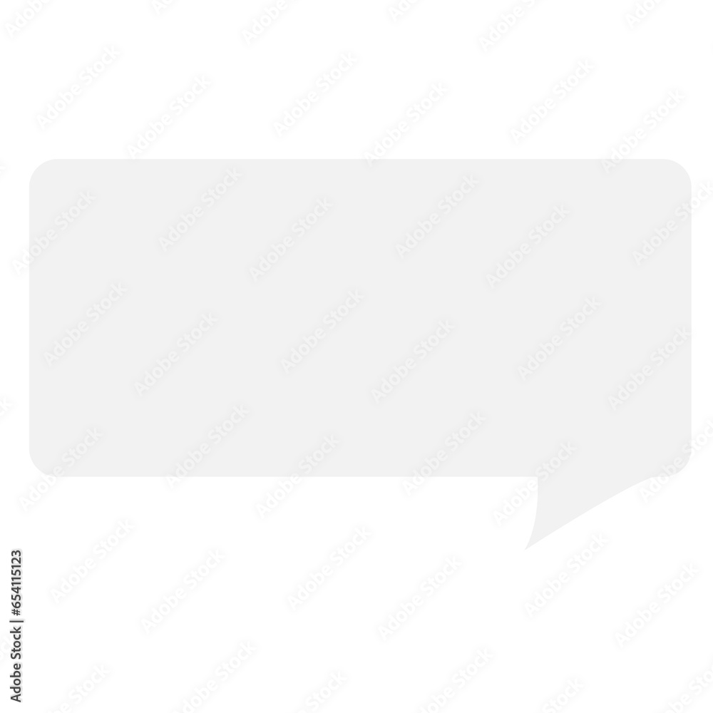 Digital png illustration of white speech bubble on transparent background Digital png illustration of white speech bubble on transparent background