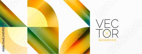 Minimalist marvel - squares and circles unite in harmonious geometry. Muted tones weave serene backdrop where structured tiles form dance of timeless elegance, epitomizing modern simplicity