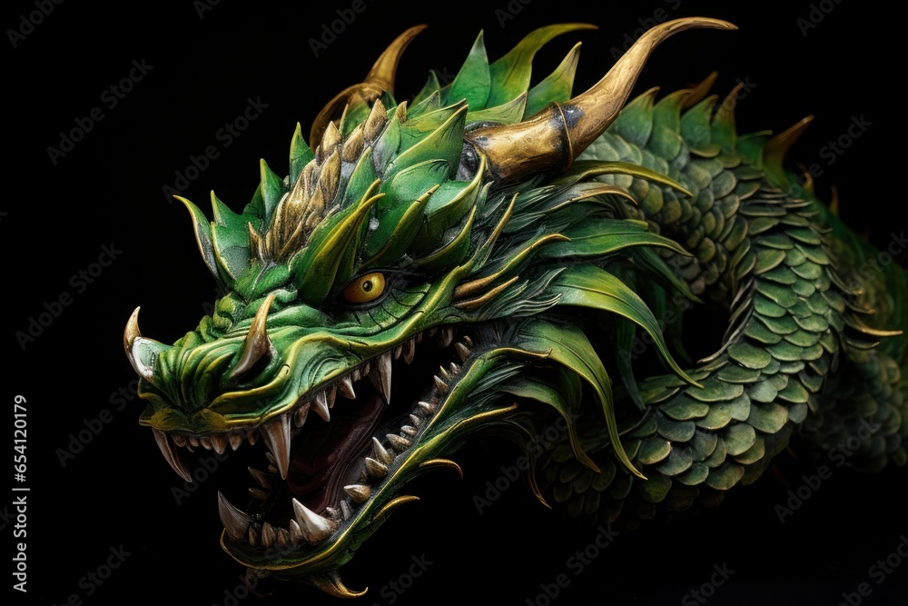 green wooden dragon, symbol of chinese new year green wooden dragon, symbol of chinese new year