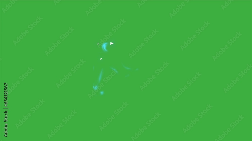 Animation loop video plasma element effect on green screen background Animation loop video plasma element effect on green screen background