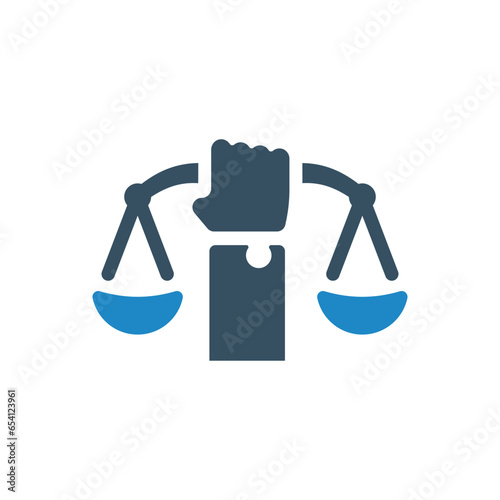 scales icon vector illustration