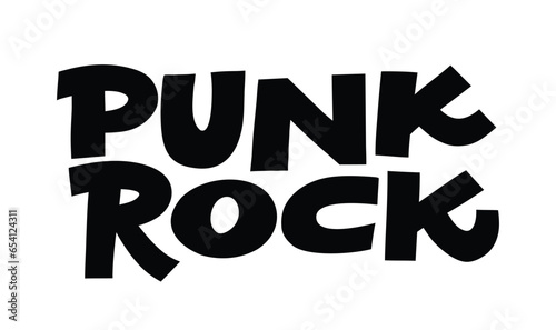 Punk rock music. Vector illustration