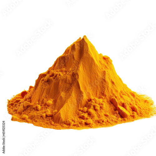 pile of paprika isolated