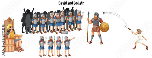 David and Goliath: Cartoon Battle of Faith