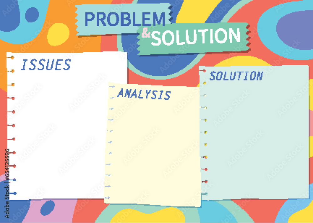 Problem and Solution Dashboard Design Template Problem and Solution Dashboard Design Template
