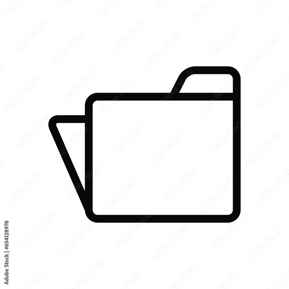 Folder data storage vector icon Folder data storage vector icon