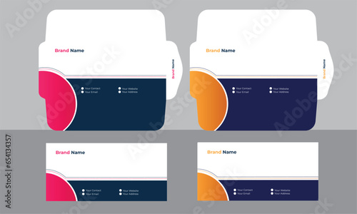 Official Envelope  Design Template.