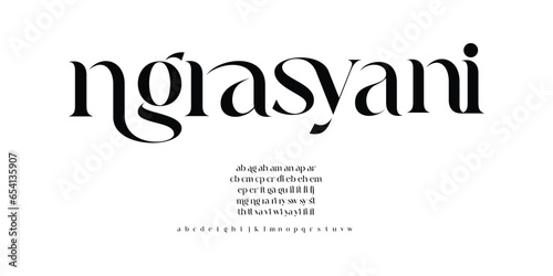 Classy Elegant Ligature Font Alphabet Typeface Typography