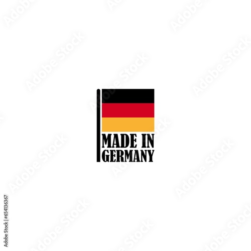 Free Download Button Made in Germany. Made in Germany icon isolated on white background - GFXLoad
