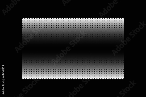 Konstfotografi Star Checkered Halftone Pattern Vector Curved Blue Abstract Background Smooth Border