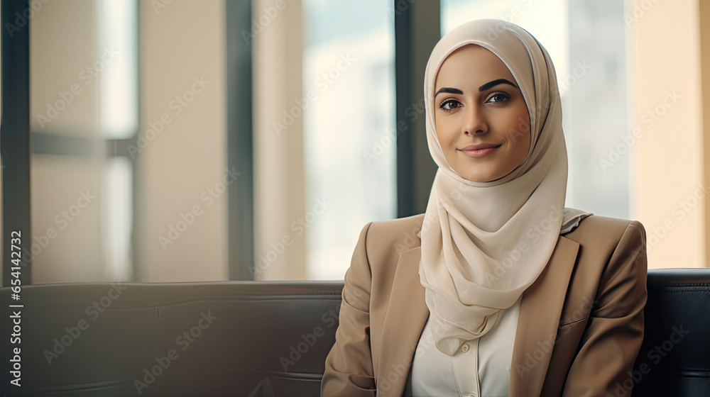 Portrait of a mushlim businesswoman Portrait of a mushlim businesswoman